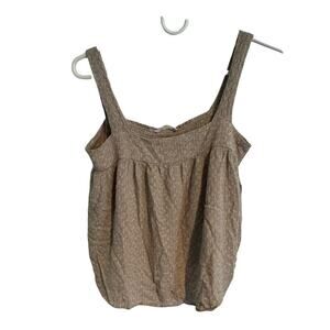 Vestique tank top size women's small; Tan colored;